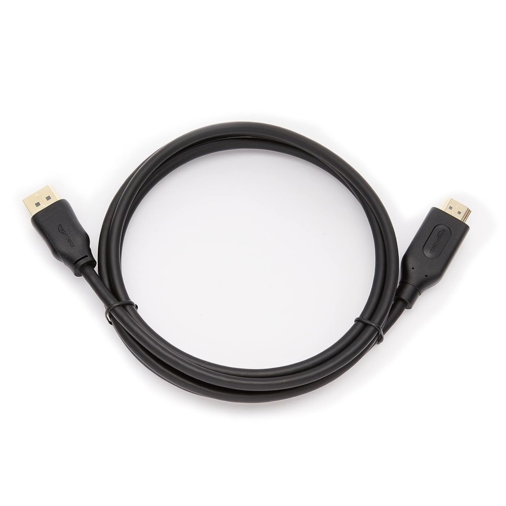 Amazon Basics 6-Feet DisplayPort (not USB port) to HDMI Cable Black Amazon Basics 6-Feet DisplayPort (not USB port) to HDMI Cable Black