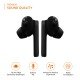 Amazon Basics Bluetooth 5.0 Truly Wireless in Ear Earbuds with mic, Up to 38 Hours Playtime Black