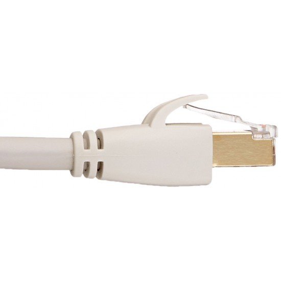 Amazon Basics HL-007289 RJ45 Cat7 Network Ethernet Patch/LAN Cable for Security Camera - 15 Feet (White)