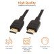 Amazon Basics High-Speed HDMI Cable, 3 Feet (Black, 2-Pack) - Supports Ethernet, 3D, 4K video