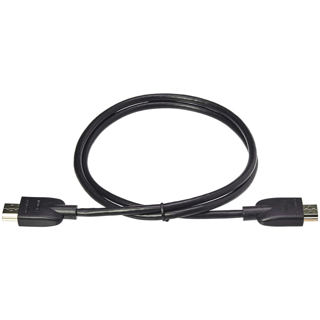 Amazon Basics High-Speed HDMI Cable, 3 Feet (Black, 2-Pack) - Supports Ethernet, 3D, 4K video Amazon Basics High-Speed HDMI Cable, 3 Feet (Black, 2-Pack) - Supports Ethernet, 3D, 4K video