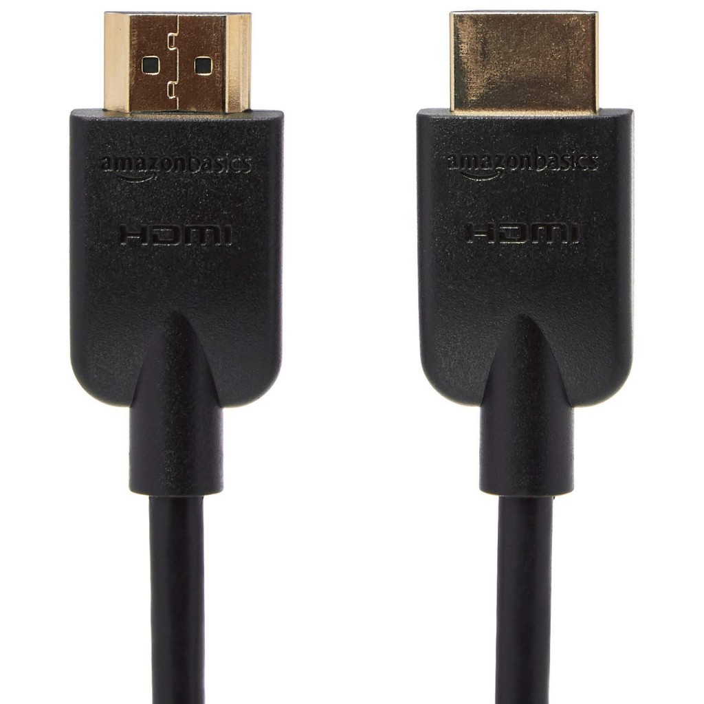 Amazon Basics High-Speed HDMI Cable, 3 Feet (Black, 2-Pack) - Supports Ethernet, 3D, 4K video Amazon Basics High-Speed HDMI Cable, 3 Feet (Black, 2-Pack) - Supports Ethernet, 3D, 4K video