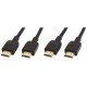 Amazon Basics High-Speed HDMI Cable, 3 Feet (Black, 2-Pack) - Supports Ethernet, 3D, 4K video