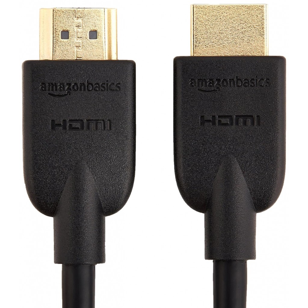 Amazon Basics High-Speed HDMI Cable, 3 Feet (Black, 2-Pack) - Supports Ethernet, 3D, 4K video Amazon Basics High-Speed HDMI Cable, 3 Feet (Black, 2-Pack) - Supports Ethernet, 3D, 4K video