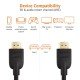 Amazon Basics High-Speed HDMI Cable, 3 Feet (Black, 2-Pack) - Supports Ethernet, 3D, 4K video