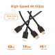 Amazon Basics High-Speed HDMI Cable, 3 Feet (Black, 2-Pack) - Supports Ethernet, 3D, 4K video