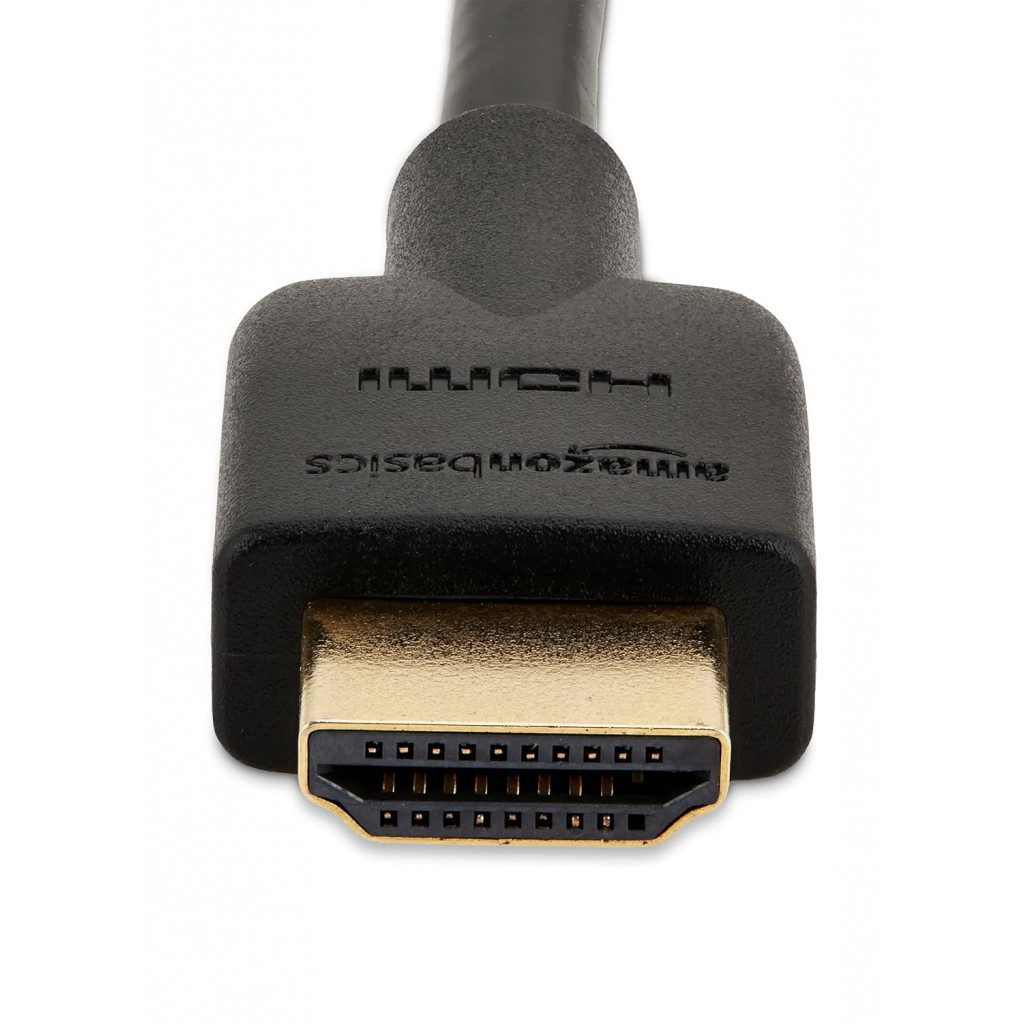 Amazon Basics High-Speed HDMI Cable, 3 Feet (Black, 2-Pack) - Supports Ethernet, 3D, 4K video Amazon Basics High-Speed HDMI Cable, 3 Feet (Black, 2-Pack) - Supports Ethernet, 3D, 4K video