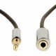 Amazon Basics Male to Female Stereo Audio Cable (Aux Extension Cable) with Gold Plated Connectors- 6 Feet (3.5mm) -