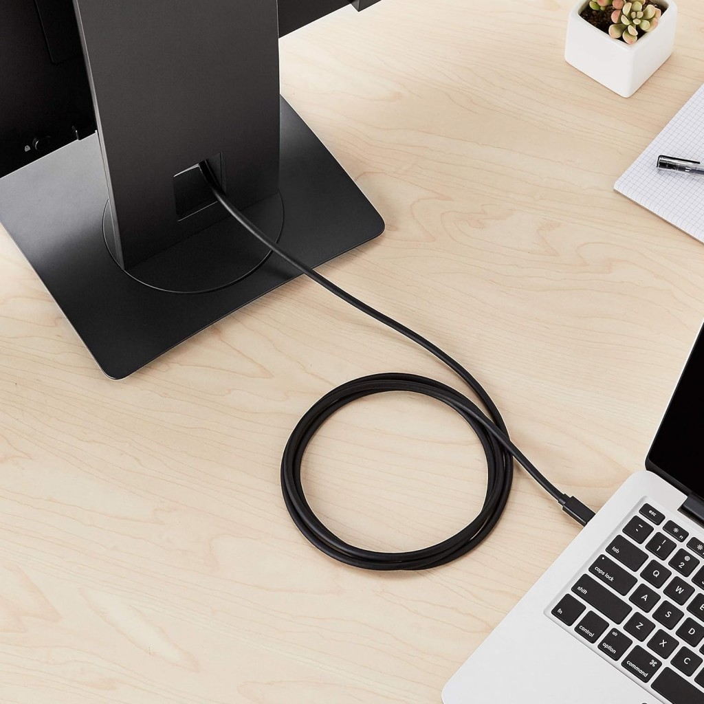 Amazon Basics Mini Display Port to HDMI Cable - 6 Feet (Full HD - 1080P), Gold Amazon Basics Mini Display Port to HDMI Cable - 6 Feet (Full HD - 1080P), Gold
