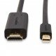 Amazon Basics Mini Display Port to HDMI Cable - 6 Feet (Full HD - 1080P), Gold