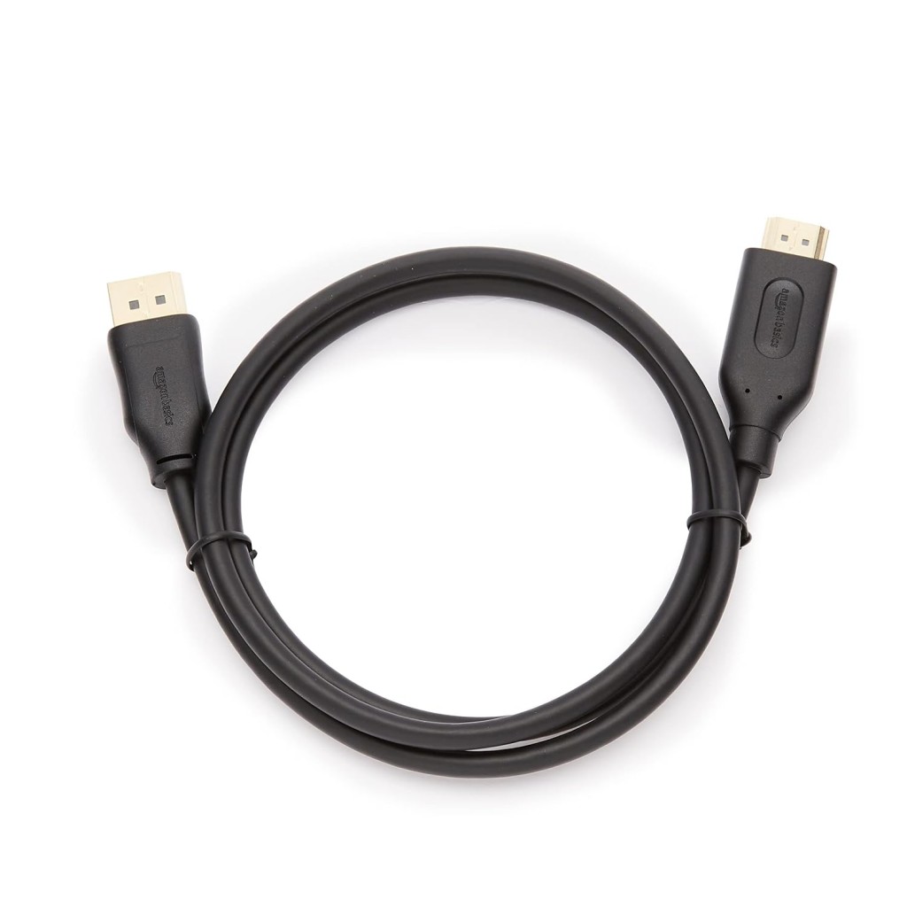 Amazon Basics Uni-Directional DisplayPort to HDMI Video Display Cable, 4K@30Hz - 3 Feet, Black - (Not Compatible with Mobile Phones) Amazon Basics Uni-Directional DisplayPort to HDMI Video Display Cable, 4K@30Hz - 3 Feet, Black - (Not Compatible with Mobile Phones)