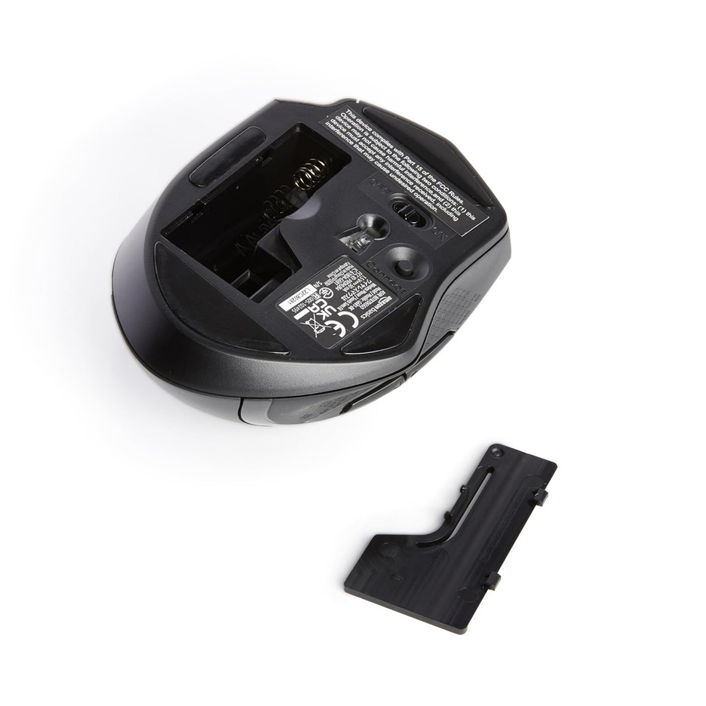 AmazonBasics USB Ergonomic Wireless Mouse - DPI Adjustable - Black AmazonBasics USB Ergonomic Wireless Mouse - DPI Adjustable - Black