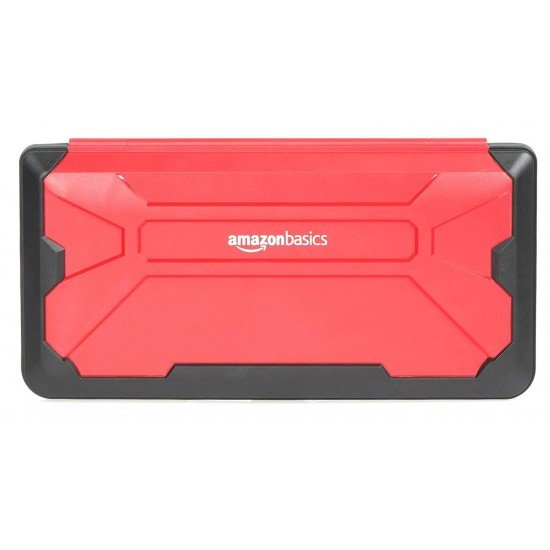 AmazonBasics Vault Case for Nintendo Switch, Red