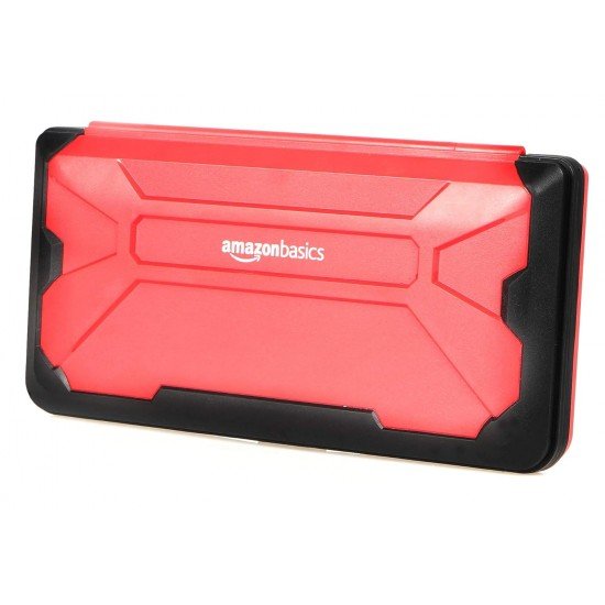 AmazonBasics Vault Case for Nintendo Switch, Red