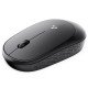 Ambrane SliQ Wireless Optical Mouse with 2.4GHz, USB Nano Dongle, 3 Keys with Silent Clicks, 1200 DPI, Comfortable Grip (Black)