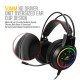 Ant Esports H707 HD RGB Wired Gaming Headset Noise Cancelling Over-Ear Headphones with Mic for PC PS4