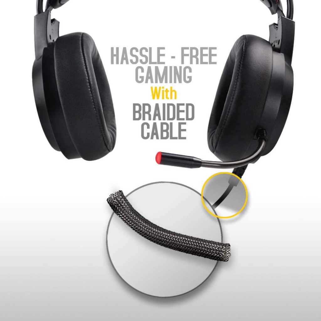 Ant Esports H707 HD RGB Wired Gaming Headset Noise Cancelling Over-Ear Headphones with Mic for PC PS4 Ant Esports H707 HD RGB Wired Gaming Headset Noise Cancelling Over-Ear Headphones with Mic for PC PS4