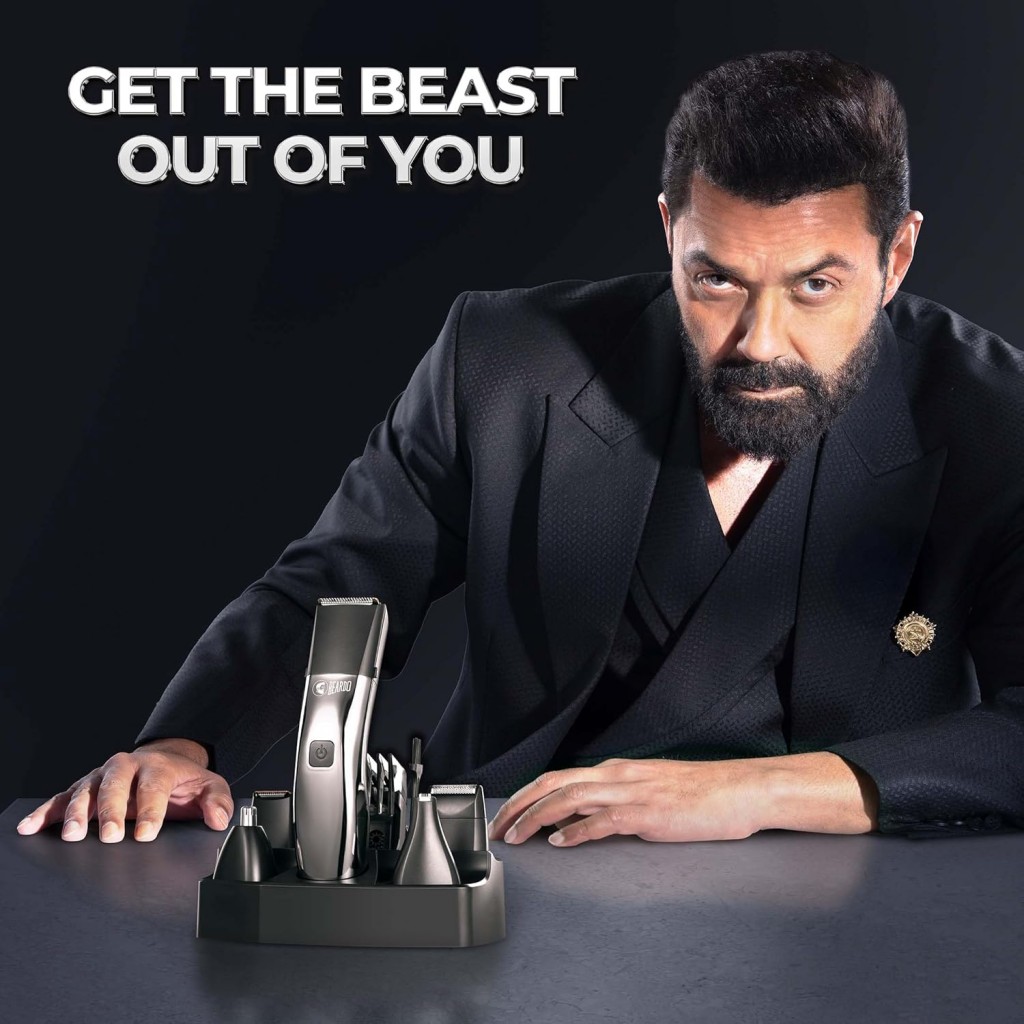 Beardo Chrome Beast Multipurpose Full Body Groomer Trimmer Set For Men | 40 Length Settings | 8 attachments  Beardo Chrome Beast Multipurpose Full Body Groomer Trimmer Set For Men | 40 Length Settings | 8 attachments