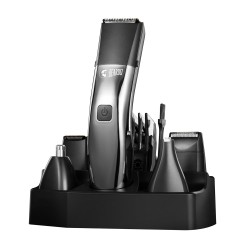 Beardo Chrome Beast Multipurpose Full Body Groomer Trimmer Set For Men | 40 Length Settings | 8 attachments  Beardo Chrome Beast Multipurpose Full Body Groomer Trimmer Set For Men | 40 Length Settings | 8 attachments