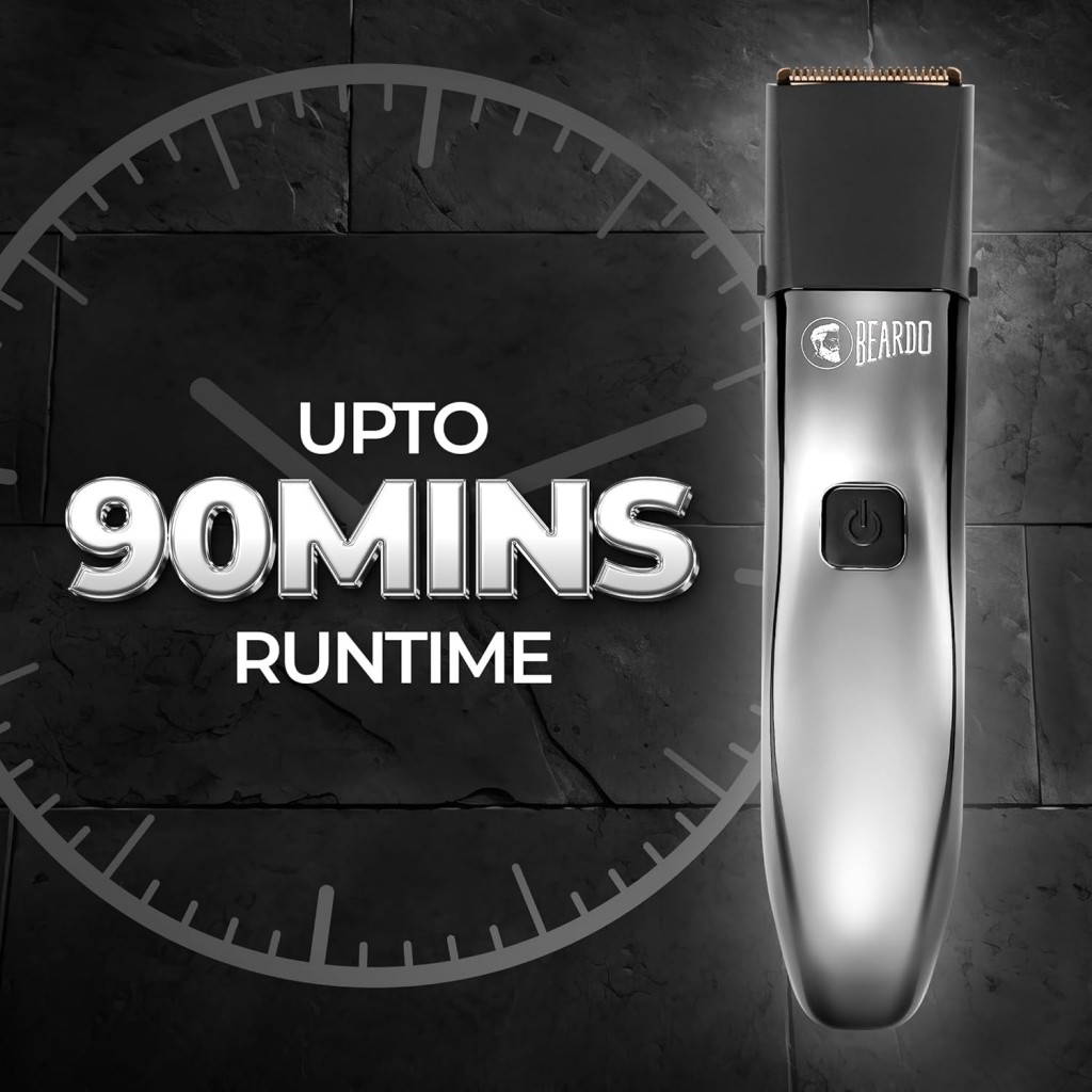 Beardo Chrome Beast Multipurpose Full Body Groomer Trimmer Set For Men | 40 Length Settings | 8 attachments  Beardo Chrome Beast Multipurpose Full Body Groomer Trimmer Set For Men | 40 Length Settings | 8 attachments