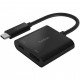 Belkin USB-C to HDMI Adapter + Charge (Supports 4K UHD Video, Pass-Through Power up to 60W for Connected Devices) HDMI Adapter- Black