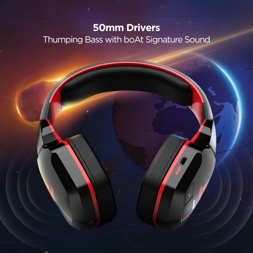 Boat Rockerz 510 Wireless Bluetooth Headphones (Black) Boat Rockerz 510 Wireless Bluetooth Headphones (Black)