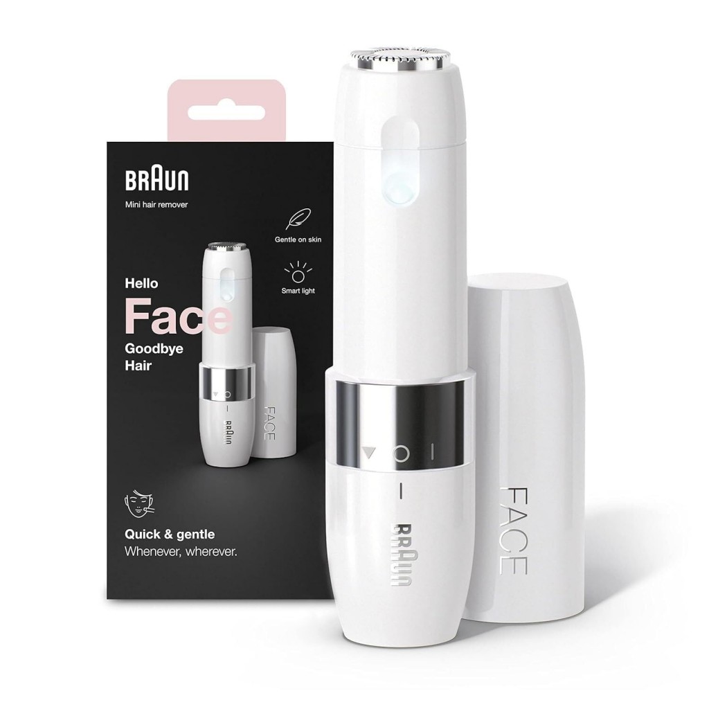 Braun Face Mini Hair Remover FS1000 Electric Facial Hair Removal for Women Facial Hair Remover Quick Gentle Painless Finishing