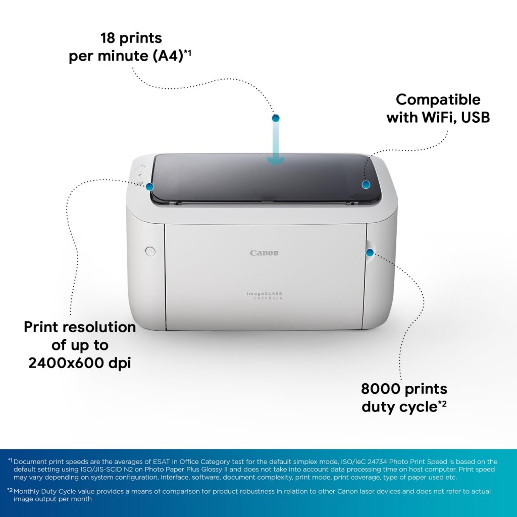 Canon imageCLASS LBP6030W Wi-Fi Mono Printer, Windows, Mac and Linux Support Refurbished Canon imageCLASS LBP6030W Wi-Fi Mono Printer, Windows, Mac and Linux Support Refurbished