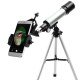 Cezo Telescope 90X Zoom HD Focus Astronomical Telescope Refractor with Mobile Stand and Portable Tripod Stand