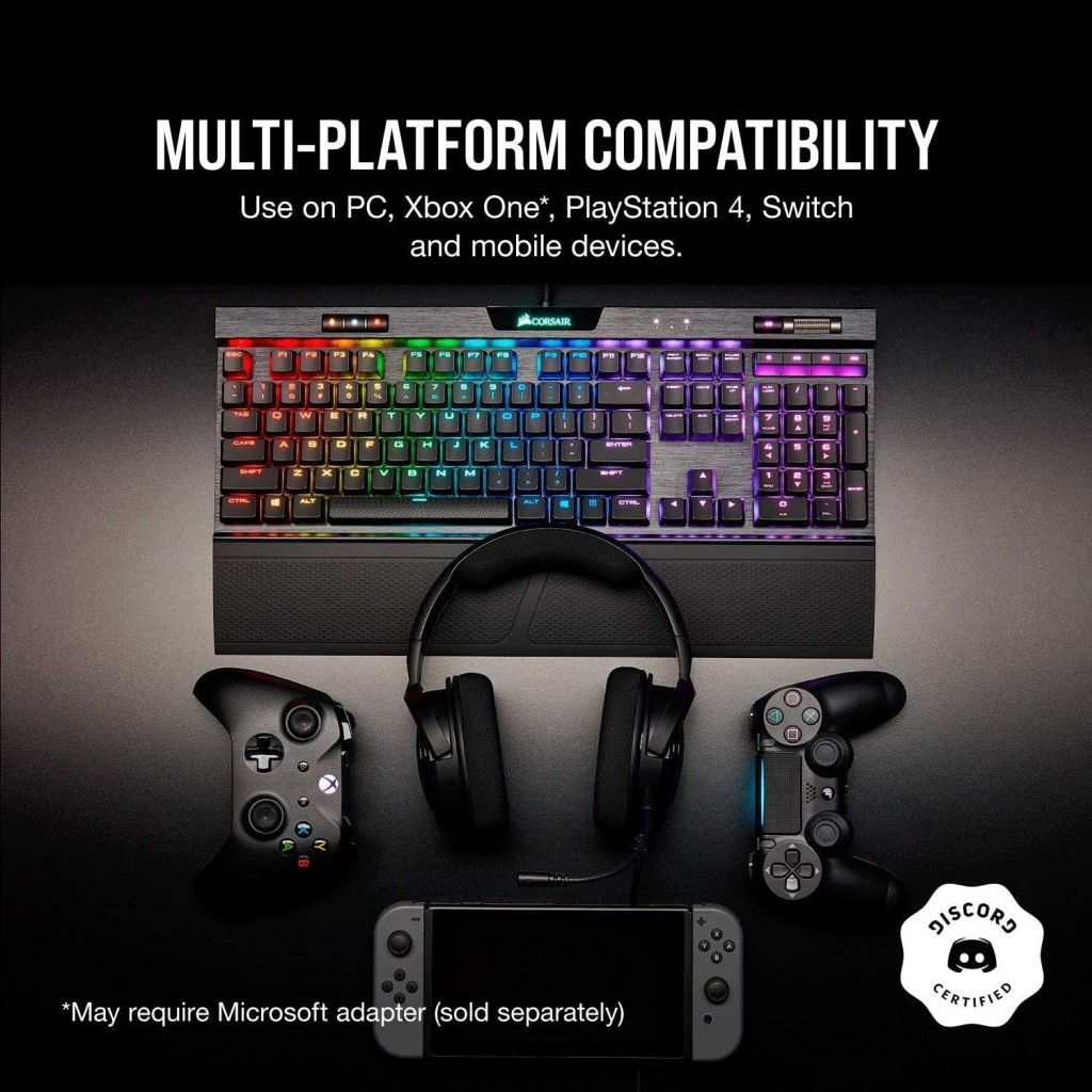 Corsair HS35 Stereo Wired Over Ear Gaming Headphones with Mic Designed for PC and Mobile, Carbon Corsair HS35 Stereo Wired Over Ear Gaming Headphones with Mic Designed for PC and Mobile, Carbon
