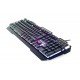 Cosmic Byte CB-GK-05 Titan Wired Gaming Keyboard with Aluminum Body, Rainbow Backlit Keycaps, Braided Cable (Black)