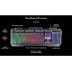 Cosmic Byte CB-GK-05 Titan Wired Gaming Keyboard with Aluminum Body, Rainbow Backlit Keycaps, Braided Cable (Black)