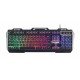 Cosmic Byte CB-GK-05 Titan Wired Gaming Keyboard with Aluminum Body, Rainbow Backlit Keycaps, Braided Cable (Black)