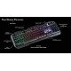 Cosmic Byte CB-GK-05 Titan Wired Gaming Keyboard with Aluminum Body, Rainbow Backlit Keycaps, Braided Cable (Black)