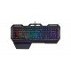 Cosmic Byte CB-GK-17 Galactic Wired Gaming Keyboard with Aluminium Body, 7 Color RGB Backlit with Effects, Anti-Ghosting (Black)