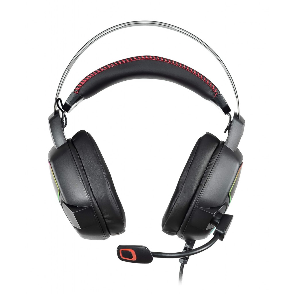 Cosmic Byte Equinox Europa 7.1 USB Dual Driver Gaming Wired Headset with Software, Spectra RGB LED and ENC Microphone (Black, Pack Of 1) Cosmic Byte Equinox Europa 7.1 USB Dual Driver Gaming Wired Headset with Software, Spectra RGB LED and ENC Microphone (Black, Pack Of 1)