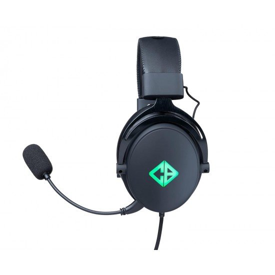 Cosmic Byte Equinox Phobos 7.1 RGB Dual Input USB/3.5mm Gaming Headset with Detachable Microphone for PC  (Black)