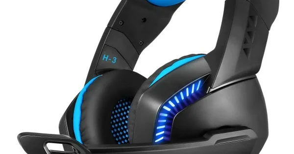 Cosmic Byte H3 Gaming Wired over ear Headphone With Mic For Pc, Laptops,  Mobiles, Ps4, Xbox One (Blue)