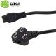 Gizga Essentials Laptop Power Cable Cord- 3 Pin Adapter Isi Certified(1 Meter/3.3 Feet)