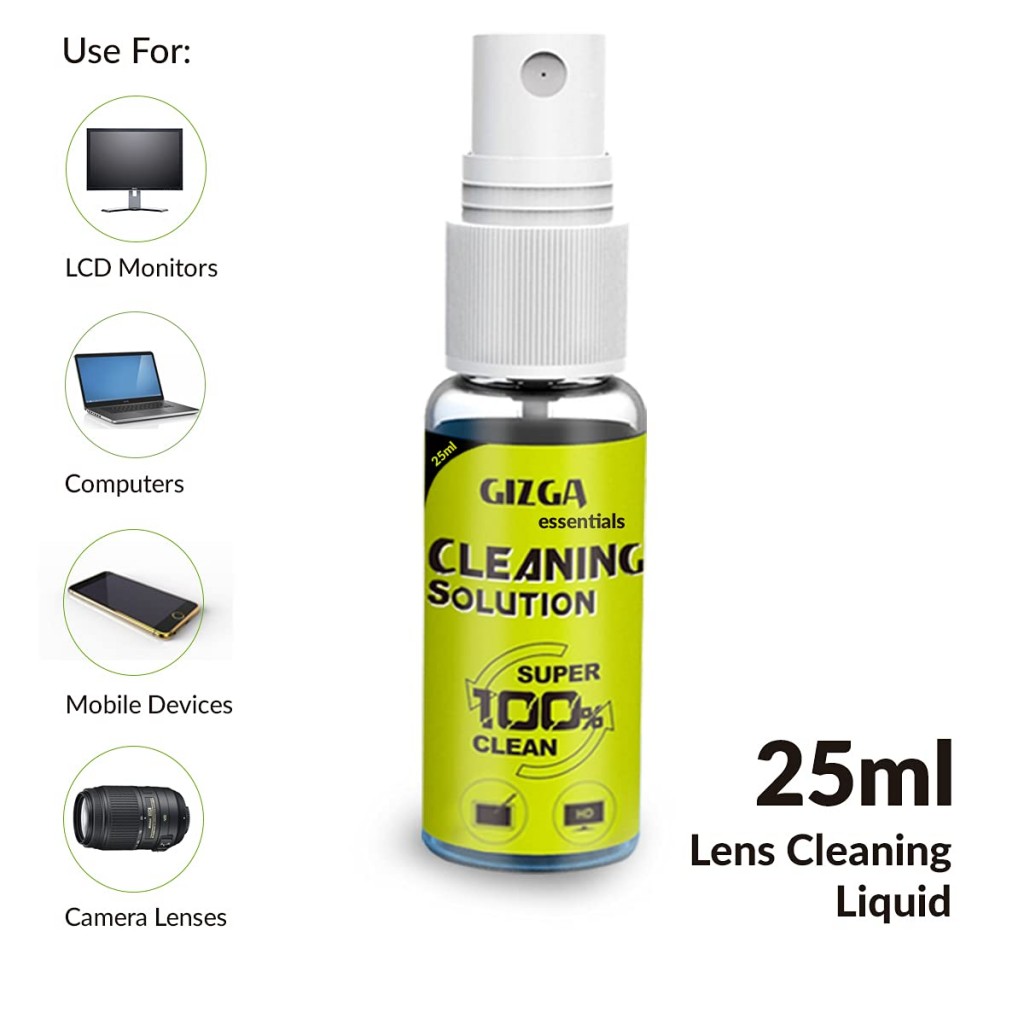 Gizga Essentials Professional 6-in-1 Cleaning Kit for Cameras & Sensitive Electronics (Includes: Air Blower, Cotton Swabs, Suede ) Gizga Essentials Professional 6-in-1 Cleaning Kit for Cameras & Sensitive Electronics (Includes: Air Blower, Cotton Swabs, Suede )