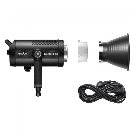 Godox SL200IIIBI Bi-Color LED Monolight Continuous Lighting 160W 2800-6500K 90,500 Lux for Studio and Film TV Production