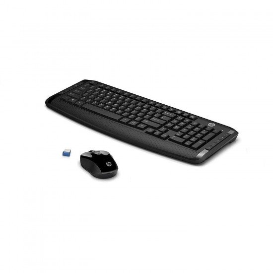 HP 300 Wireless Keyboard and Mouse Combo Black