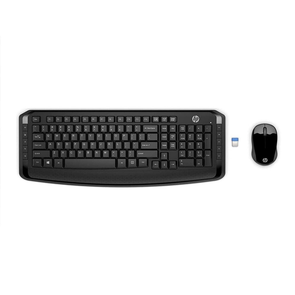 HP 300 Wireless Keyboard and Mouse Combo Black HP 300 Wireless Keyboard and Mouse Combo Black