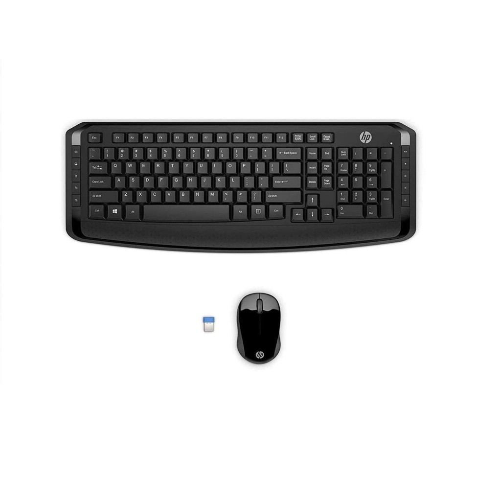 HP 300 Wireless Keyboard and Mouse Combo Black HP 300 Wireless Keyboard and Mouse Combo Black