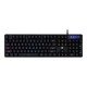 HP K300 Backlit Membrane Wired Gaming Keyboard with Mixed Color Lighting, 4 LED Indicators, Matte Finish Double Injection Key 