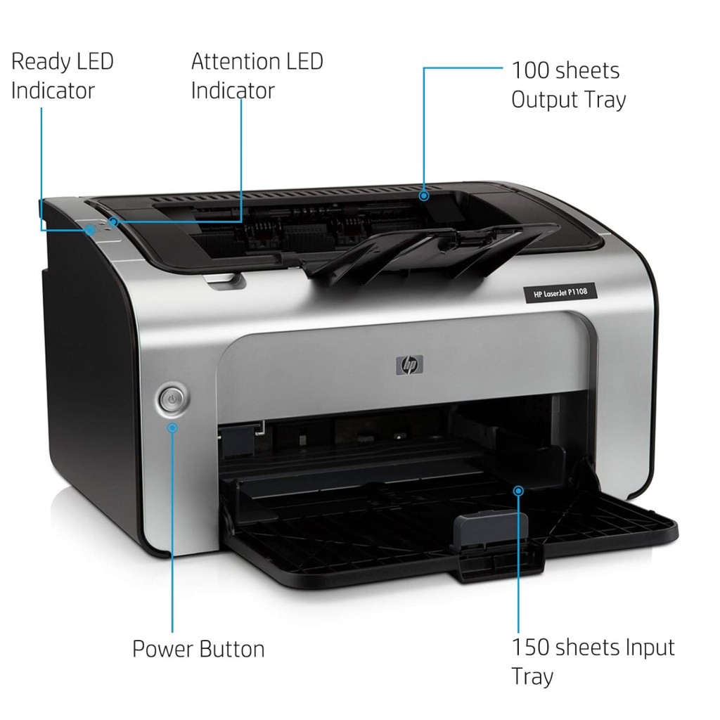 HP Laserjet P1108 Single Function Monochrome Laser Printer Refurbished HP Laserjet P1108 Single Function Monochrome Laser Printer Refurbished