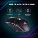 HP M270 Backlit USB Wired Gaming Mouse with 6 Buttons, 4-Speed Customizable 2400 DPI, Ergonomic Desi Black