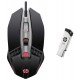 HP M270 Backlit USB Wired Gaming Mouse with 6 Buttons, 4-Speed Customizable 2400 DPI, Ergonomic Desi Black