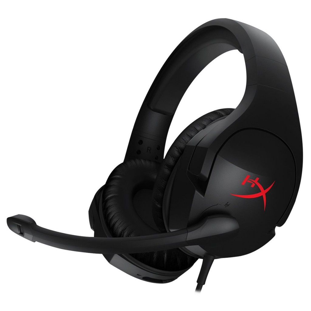 HyperX Cloud Stinger Gaming Wired On Ear Headphones with Mic, DTS Headpone:X - Black HyperX Cloud Stinger Gaming Wired On Ear Headphones with Mic, DTS Headpone:X - Black