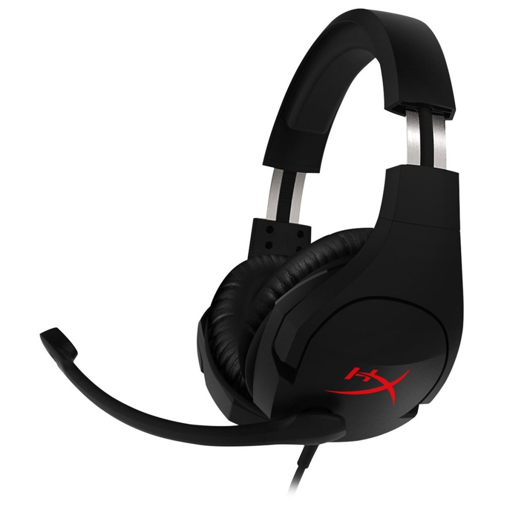 HyperX Cloud Stinger Gaming Wired On Ear Headphones with Mic, DTS Headpone:X - Black HyperX Cloud Stinger Gaming Wired On Ear Headphones with Mic, DTS Headpone:X - Black